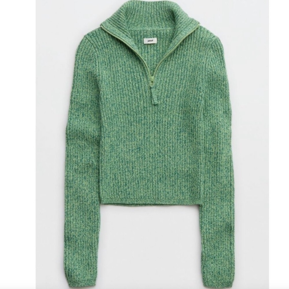 Green Ribbed Set